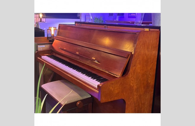 Reid Sohn Satin Cherry SU110 Upright Piano, Used - All Inclusive Premium Package (SN:IRL00293) - Image 4